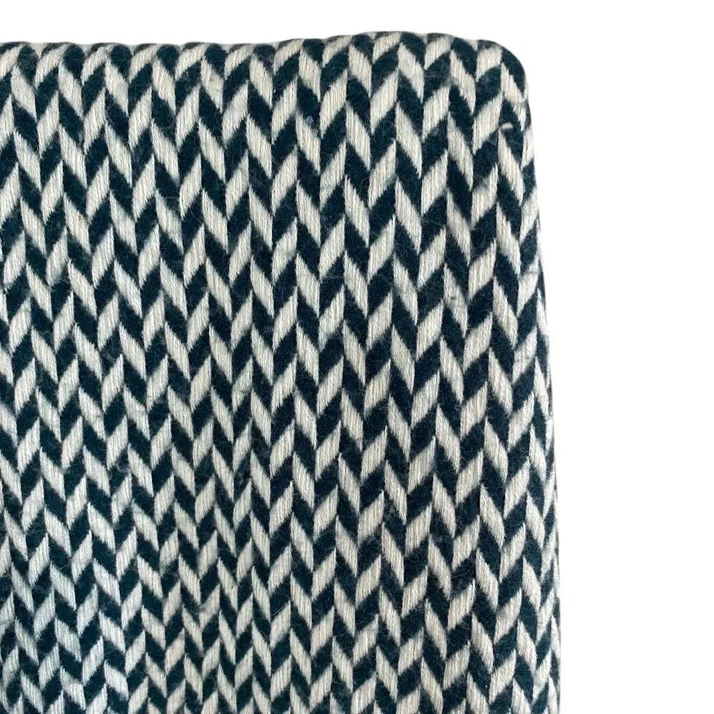 West Elm - Two Tone Green Knit Throw - 44 X 56